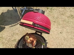 Ειδική σχάρα άσπρο λούστρο Compleet 57*65cm Kamado ξυλάνθρακα αρθρώσεων αστική 22 ίντσας