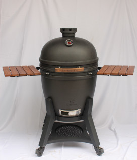 Κεραμικό δέρμα γυαλισμένο κάρβουνο Kamado Grill 27 ιντσών BBQ