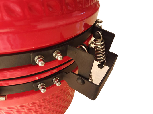 Κήπος μεσαίο κάρβουνο κόκκινο 15 ιντσών Kamado Grill BBQ